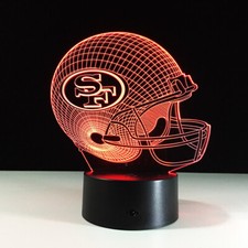 San Francisco 49ers Collectible Light Lamp Home Decor Gift Colin Kaepernick