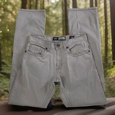 BKE Casuals JAKE STRAIGHT Twill Glacier Buckle Pants ~ Men s 29L ~ 30 x 33 ~ New