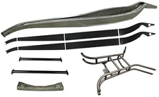 NEW 1932 FORD FRAME RAIL & BOXING PLATE KIT,NOTCHED,CROSSMEMBERS,SPREADER BARS