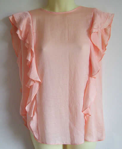 Merlette Miller Textured Puff-Sleeve Dress In Tangerine SZ XSMALL