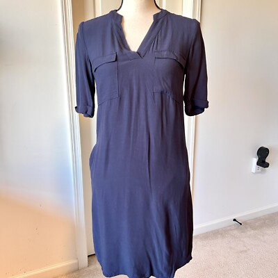 boden short sleeve shirt dress Short Belted Shirt Dress - Navy