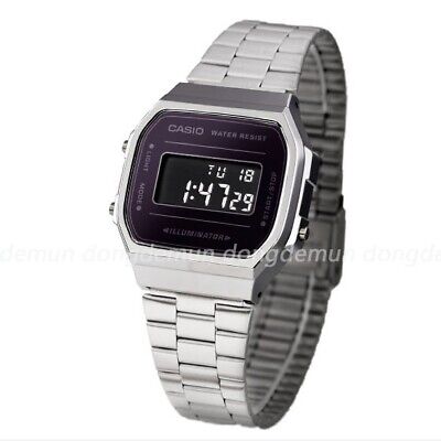 Casio Unisex Vintage Fashion Electronic Metal Watch Purple Casio Unisex Vintage Fashion Electronic Metal Watch Purple
