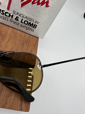 Vintage Ray Ban B&L RB50 50th anniversary Black The General 58mm