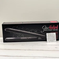 SULTRA The Wicked Wave & Straight Flat Iron 1" - New & Authentic