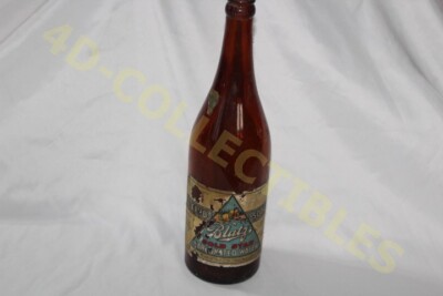 Vintage Prohibition Bottle Blatz Beer Paper Label 1 pt. 8 oz Carbonate Water - 2