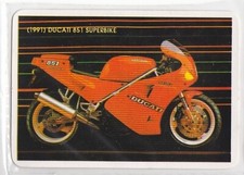 Vintage 1990's Ducati 850 Superbike V-Twin Sport Bike Collectible Card