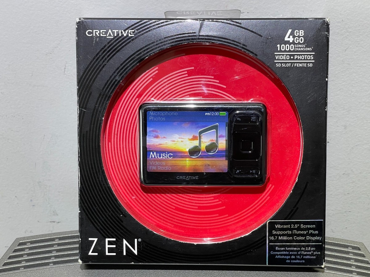 八6387【未使用品】 CREATIVEポータブルオーディオプレーヤー Zen 八6387【未使用品】 CREATIVEポータブルオーディオプレーヤー Zen 八