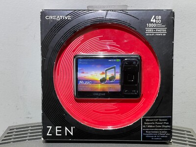 Creative ZEN 4 GB MP3 Player Audio Book Reader FM Radio Voice
