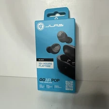 JLab - GO Air POP True Wireless In-Ear Headphones - Black