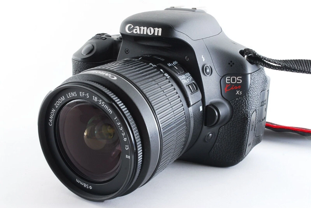 [Near MINT] Canon EOS Kiss X5 /Rebel T3i /600D w/EF-S 18-55 IS II Lens Kit  E710