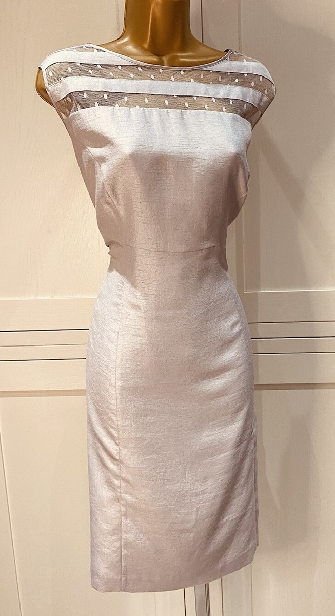 sachin and babi light blue dress Silver Metallic Dresses