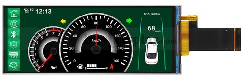Bar Type 6.2 inch 360x960 IPS TFT LCD Display SPI+RGB Interface - Picture 7 of 10