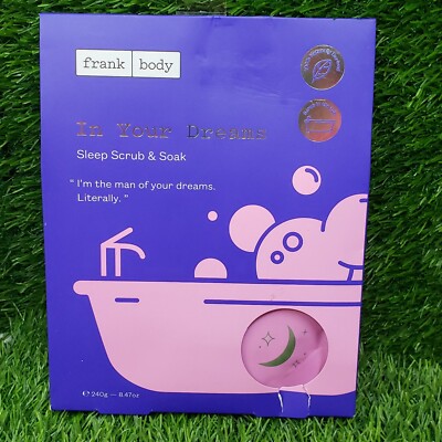 FRANK BODY IN YOUR DREAMS SLEEP SCRUB & SOAK Packet 8.47 Oz