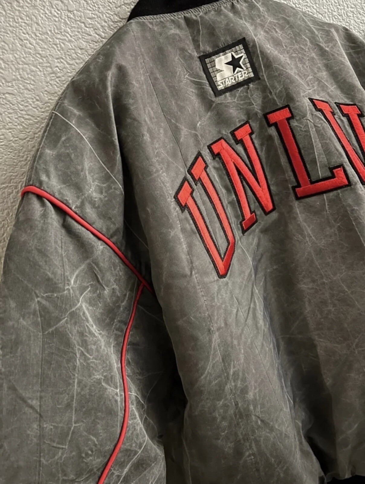 vintage unlv runnin rebels starter jacket eBay