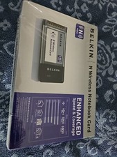 Belkin F5D8013 Wireless N Notebook Card Adapter Card Sealed Brand New