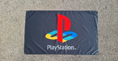 PLAYSTATION  Flag/Poster/Banner/Merchandise/Deko/Gaming