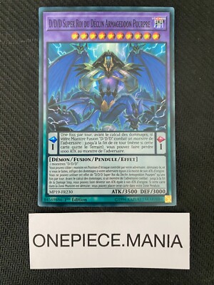 Yu-Gi-Oh! D/D/D Super King of Declin Armageddon Purple MP19-FR230 1st Super Rare