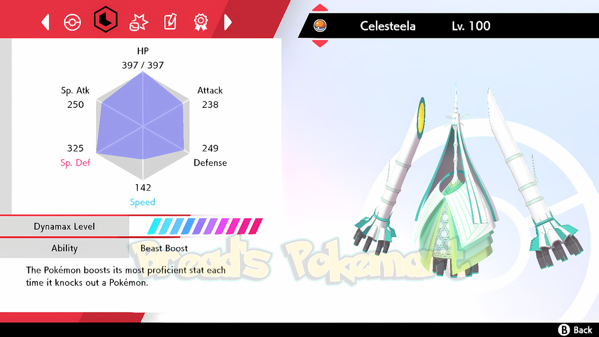 ✨ Ultra SHINY 6IV CELESTEELA ✨ Pokemon SWORD and SHIELD Ultra Beast  +MasterBall