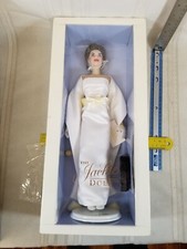 New The Jackie Kennedy Doll Vinyl 15" By Franklin Mint in Original Shipping Box