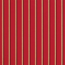 SUNBRELLA 5603 HARWOOD CRIMSON RED GOLD STRIPE OUTDOOR WOVEN FABRIC BY YARD 54"W