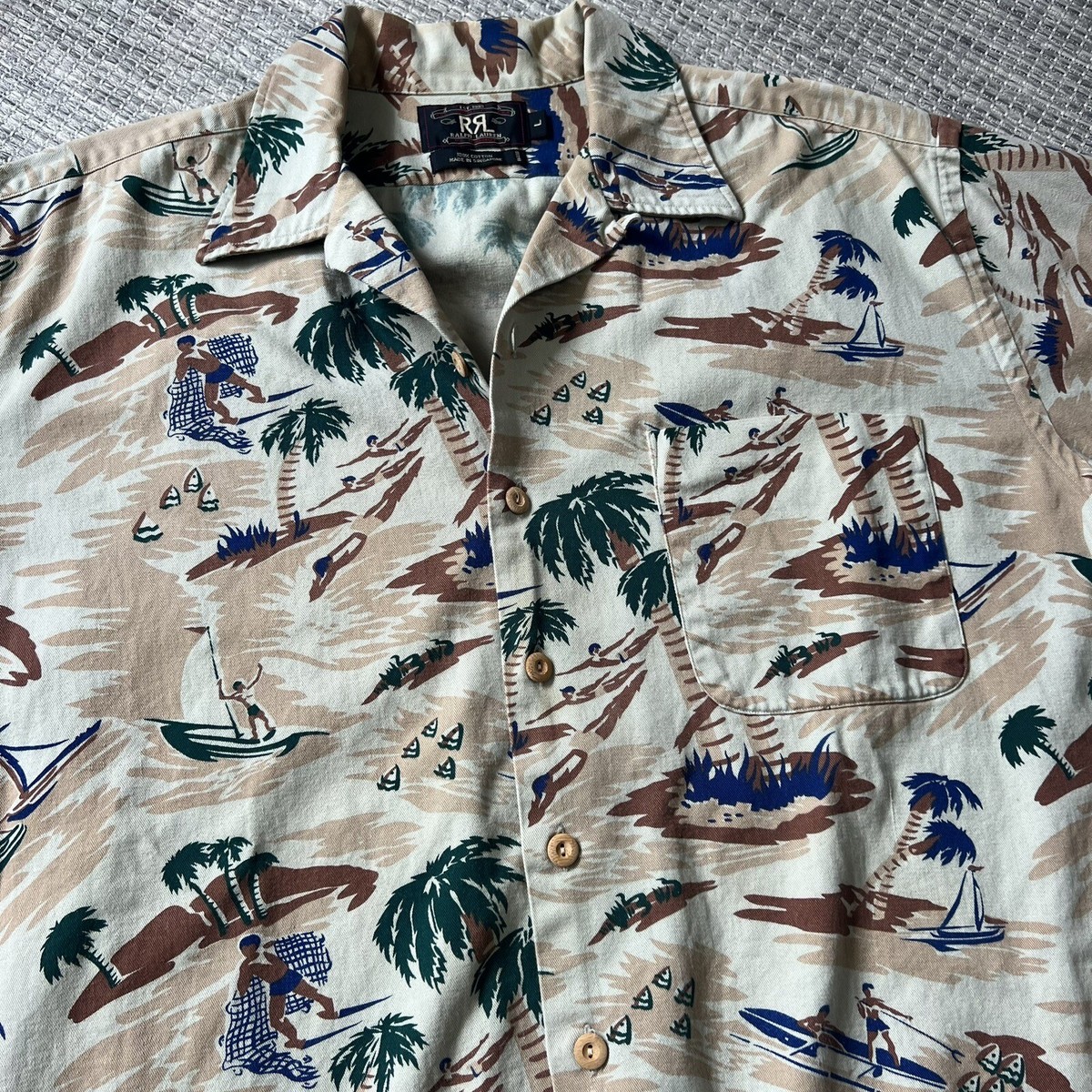 Ralph Lauren 90s 100% linen shirt y2k 麻 Ralph Lauren 90s 100% linen shirt y2k 麻 Ralph Lauren 90s