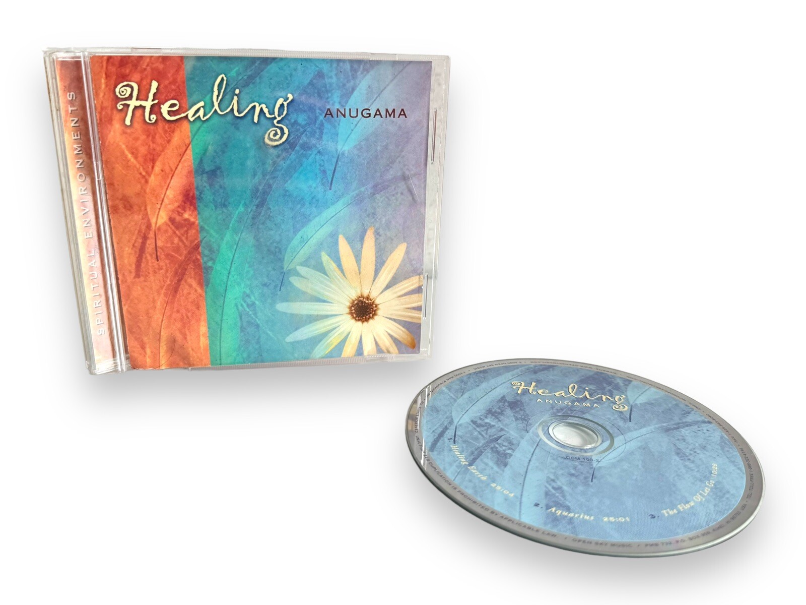 Anugama - Healing (2003) Spiritual Environments Harmonious Sounds & Music CD.