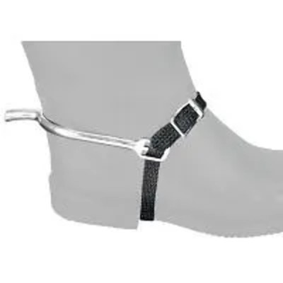 New! Pair EquiRoyal Black BRAIDED NYLON SPUR STRAPS For men or women's boots