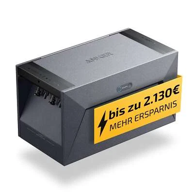 ANKER INNOVATIONS LIMITED Anker SOLIX Solarbank E1600 800W Balkonkraftwerk 6000 Ladezyklen IP65