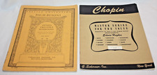 2 Classical Music Piano Books - Bach Chopin