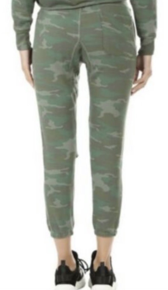 $228 NSF USA SAYDE CAMOUFLAGE SULPHUR STONE RIP SWEATPANTS JOGGERS ...