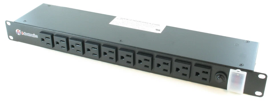 20 OUTLET 19 inch RACK MOUNT POWER STRIP PDU POWERBAR - NEW - LIFETIME WARRANTY  - Image 4 of 4