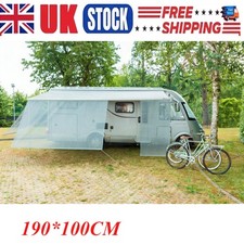 RV View Blocker Sun Shade RV Awnings Screen Front Panel For Caravan 190*100cm