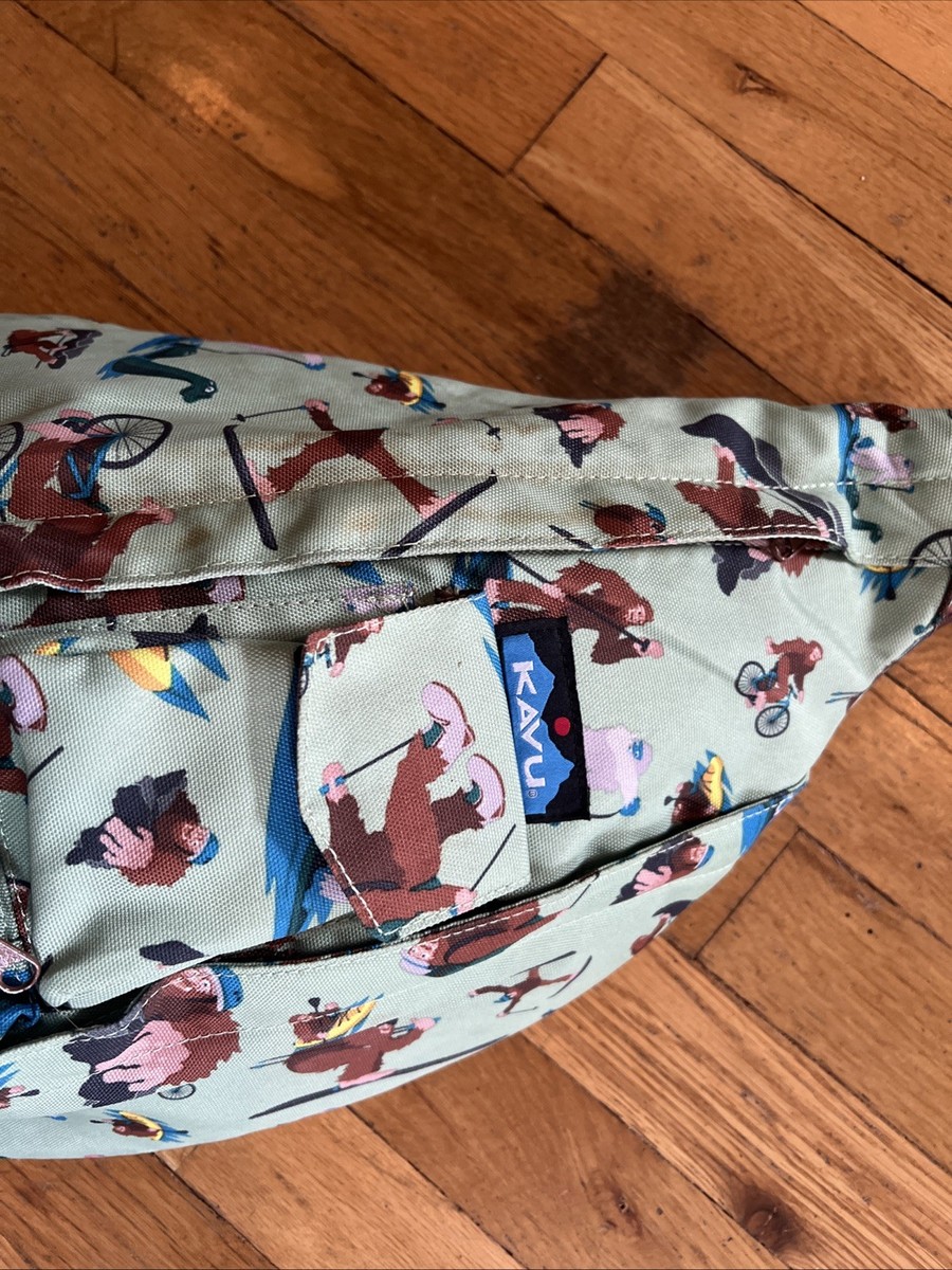 HTF Kavu Sling Rope Bag Sasquatch Bigfoot Camp Bag Mint  display picture 1