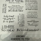 NEW Creative Expressions Cheers To You Stamp Set CEC881 — photo 3