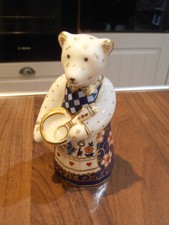Royal Crown Derby Miniature Bear 'Cook"