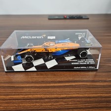 Minichamps 1:43 Mclaren MCL35M Daniel Ricciardo Winner Italian GP 2021 Model Car