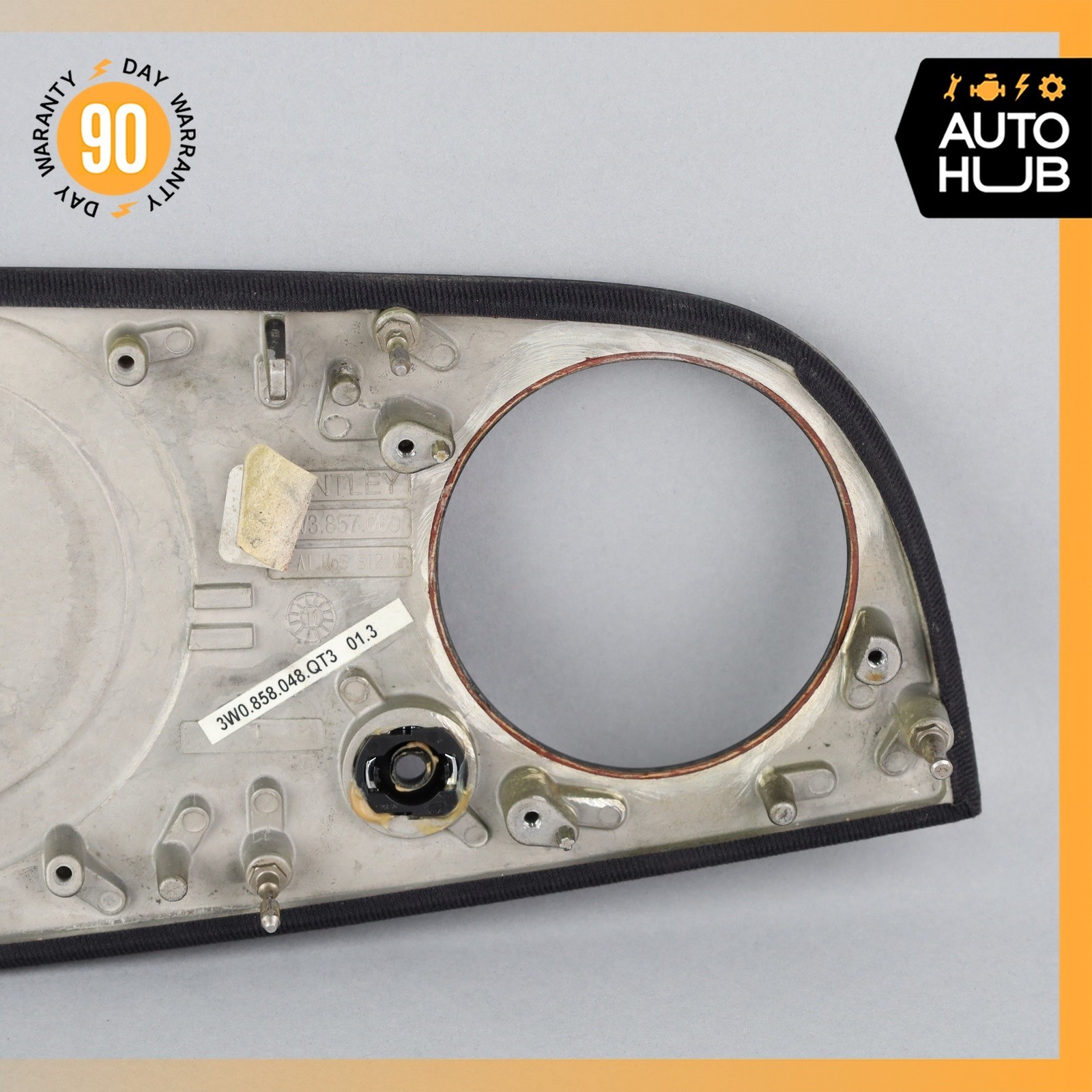 12-18 Bentley Continental GT GTC Right Dashboard Dash Trim Bezel Carbon OEM 30k