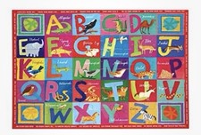 eeBoo Large Alphabet Floor Puzzle for Kids ABC 48 Pieces 3 x 2 feet Toddler Toy
