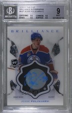 2016-17 Upper Deck The Cup Brilliance Jesse Puljujarvi #B-JP BGS 9 MINT Auto 7a2