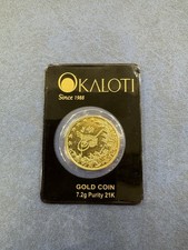 Kaloti 21K Gold Coin 7.2g | Sealed | Genuine Gold | Dubai UAE 3671.94 per troy oz