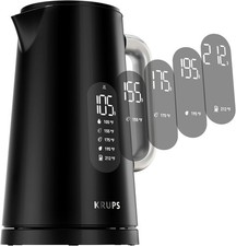 Smart Temp Electric Kettle: 1.7L Capacity, 5 Precise Temperature Settings,