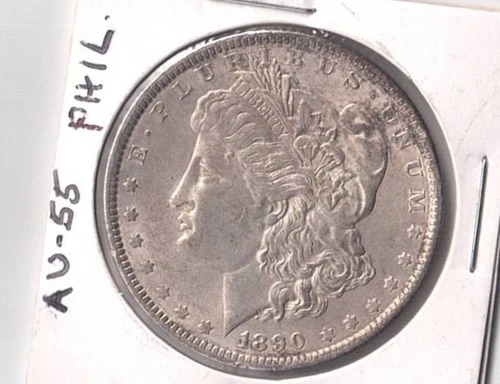 1890 Morgan Silver Dollar  AU