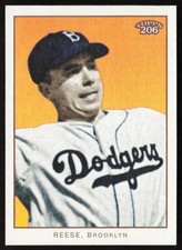 2009 Topps 206 Pee Wee Reese #177 Brooklyn Dodgers