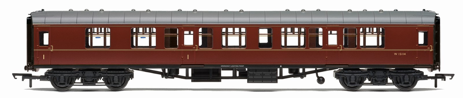 Hornby R40510 OO Gauge BR Mk1 Composite Corridor CK Coach BR Maroon W15114