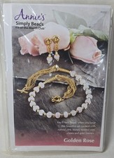 Annie  s Simply Beads Kit Of The Month "Golden Rose" BD 057