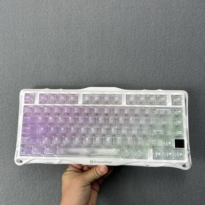 Gravastar Mercury-K1-Lite-Crystal-Aurora 75% Mechanical RGB Gaming Keyboard