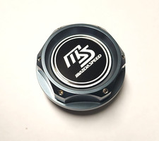 Gunmetal Oil Cap For Mazda Mazdaspeed Miata Rx8 Rx7 Protege 626 323 Mx5 Jdm