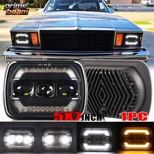 7x6 Led Headlight Hilo Beam Drl Fit Chevy Malibu 1978 1979 1980 1981 El Camino 7x6 Led Headlight Hilo Beam Drl Fit Chevy Malibu 1978 1979 1980 1981 El Camino