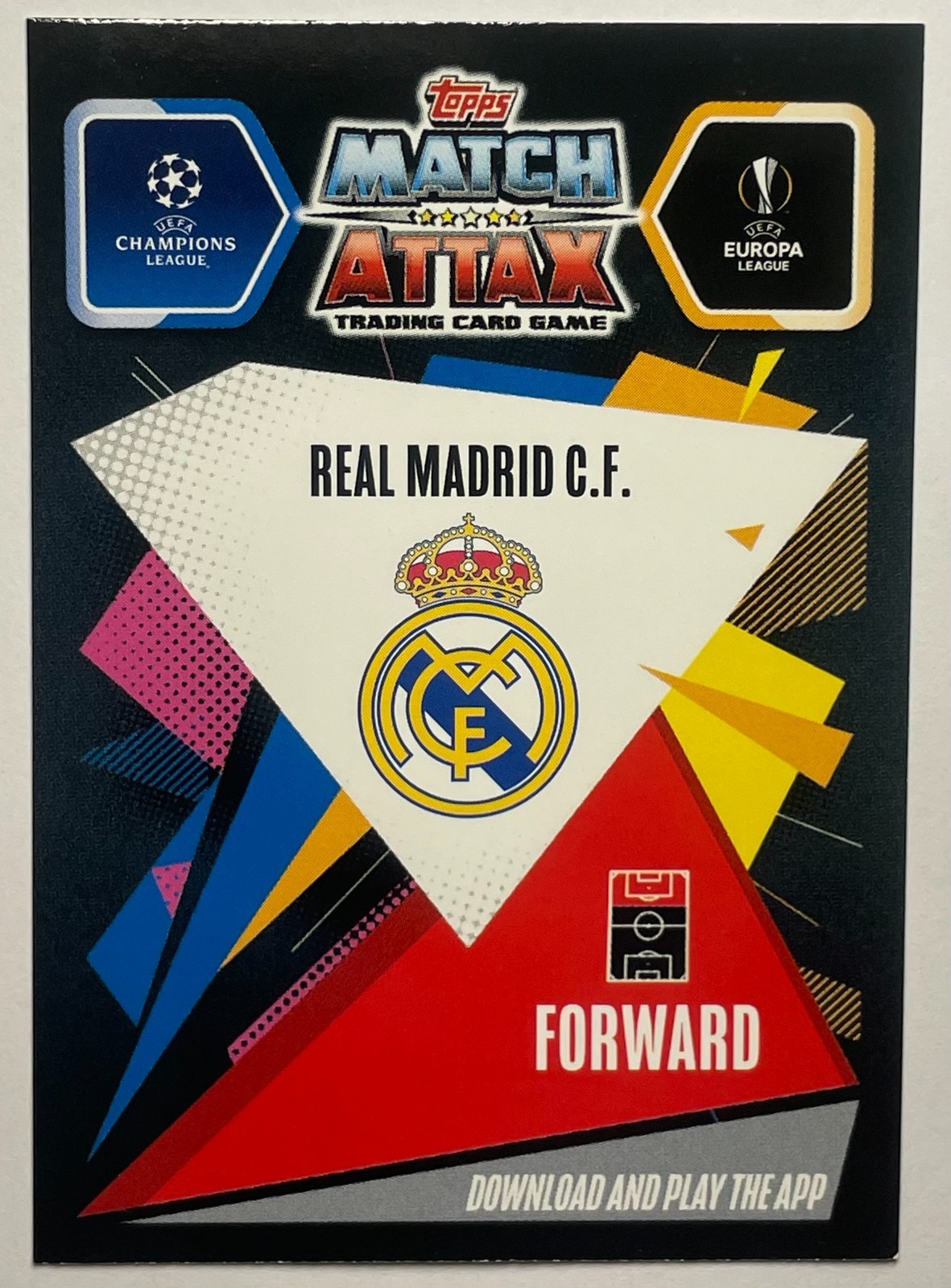 Topps Match Attax 2020-21 Vinicius Jr Man of the Match Real Madrid view 2
