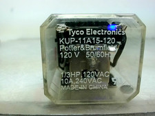 Potter  Brumfield KUP-11A15-120 Plug-In Power Relay DPDT 120VAC 10A - New No...